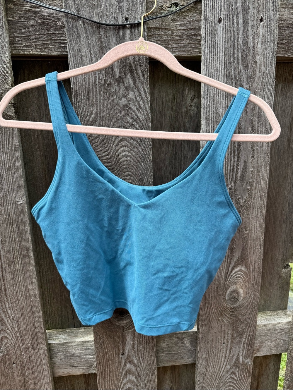 lululemon athletica Teal Blue Tank-Style Sports Bra